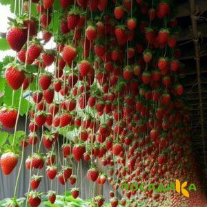 Клубника ампельная Анастасия купить по цене от 370р. в интернет-магазине «Посадика» с доставкой почтой в в Фурманове и по всей России – [изображение №1].
